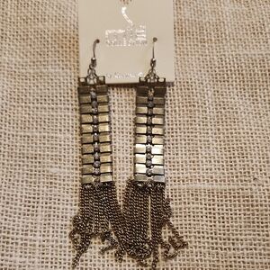 🔥4 For 10🔥 Mia Collection Metallic Chain Dangle Earrings